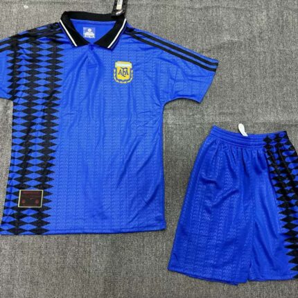 1994 Retro Argentina National Team Away Jersey Kids Size